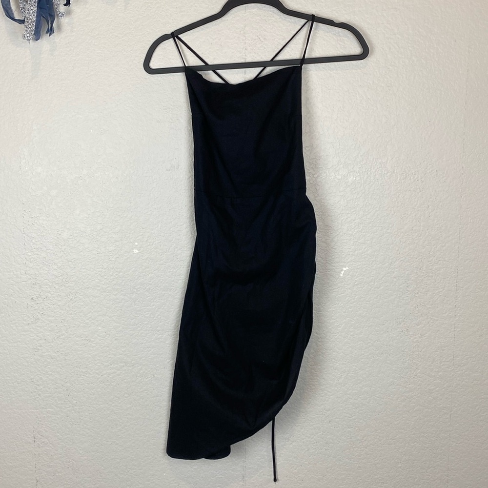 Lioness black strappy back mini dress - Picture 2 of 8